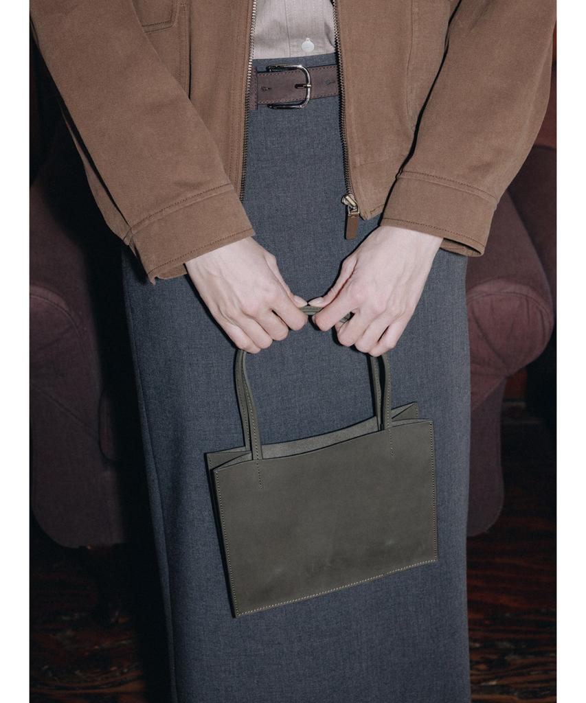 The Aperture Flip Bag_Suede Khaki (Ta62D4A05H)