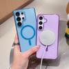 Dream Flash Powder Magnetic Suction Large Hole Samsung S11Ultra Mobile Phone Case Charging S11Plus Anti-drop Protective Case