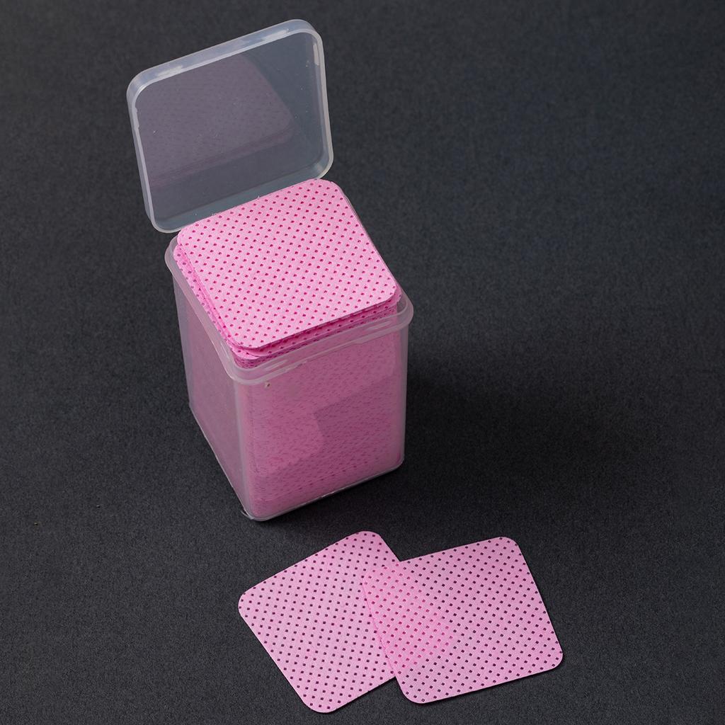 200 Count Square Nail Cleaning Cotton Pads For, No Label Bottle
