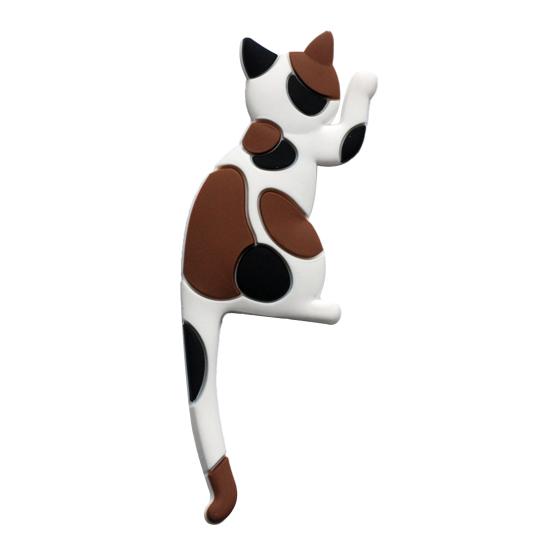 Creative Fridge Hook Cartoon Animal Shape Cat Tail Refrigerator Magnet Sticker for Home