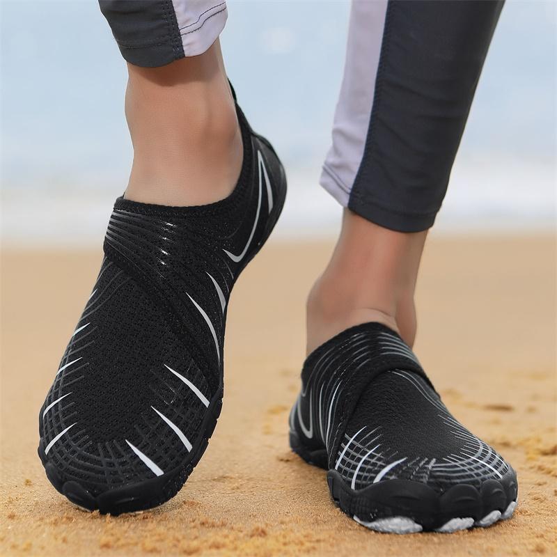 Scarpe da Acqua Antiscivolo Unisex Traspiranti Suola Morbida Scarpa da Wading Asciugatura Rapida Leggere Calzature da Acqua per Immersioni Canyoning Pesca