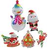 Christmas Foil Balloons Father Christmas Sleigh Father Christmas Snowman Candy House Christmas