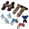 Fingertip Bmx Fingerboard Schuhe Deck Spielzeug Jungen Geburtstagsgeschenke Finger Skate Board Motorräder Tech Zwei Räder Mini Roller