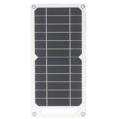 Solar Panel Charger 6W Mini Portable Monocrystalline Solar Panel with USB Interface for Smartphone Fan Lamp