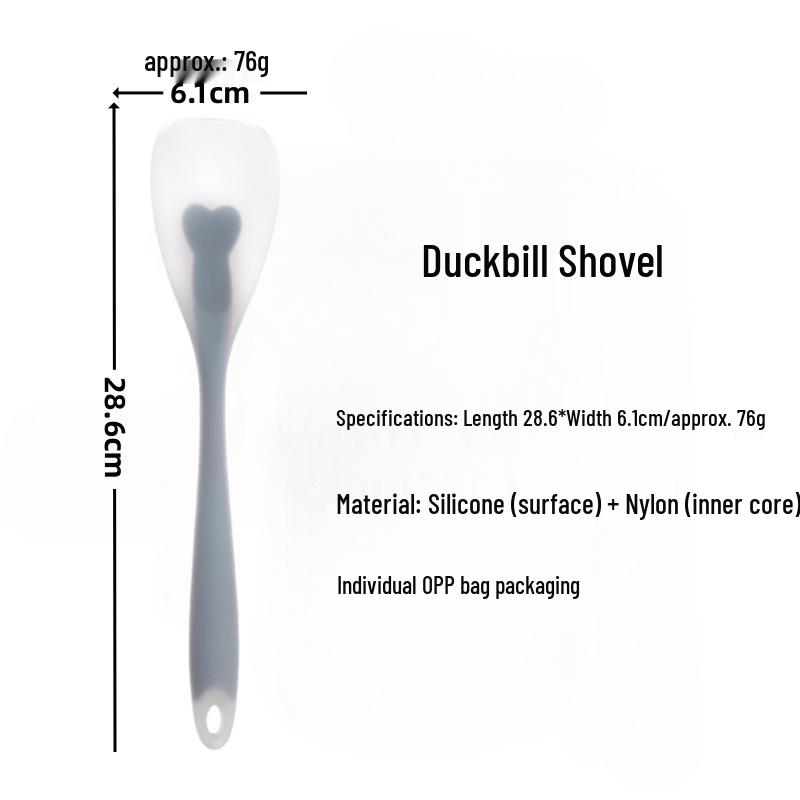 Silicone Full-Wrap Flat Head Spatula for Baking, Mixing, and Salad Serving.