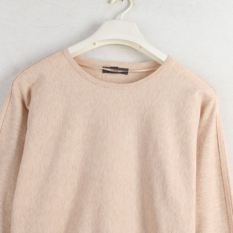 Sunshine House Autumn and Winter New Arrival Export Fashion Women's round-Collar Long-Sleeve Knitwear Plus Size Sweater Pullover