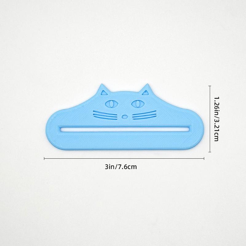 Cat Snack Extruder Cute Cat Head Snack Squeezer Mess-Free Treat Dispenser For Pet Food Meat Sauce Bag Extruder Squeezing Tools