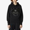 (WMNS) KENZO Tiger Head Embroidered Alphabet Hoodie Black Women's FA62SW8714XJ-99