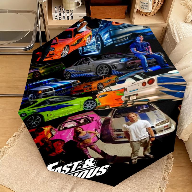 Fast & Furious: Street Racing Automatic Umbrella - Suitable Travel Portable Umbrella Outdoor sun shading umbrella Suitable For All Seasons