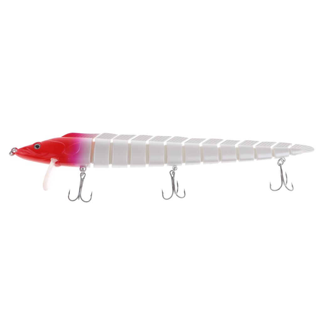 Buy 9" Bass Striper Fishing Bait Swimbait Lure Lifelike Eel Loach Multijointed at affordable