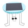 Solar Powered Water Agitator 0.5W Bird Bath Water Mixer Solar Panel Wiggler with Bracket for Garden