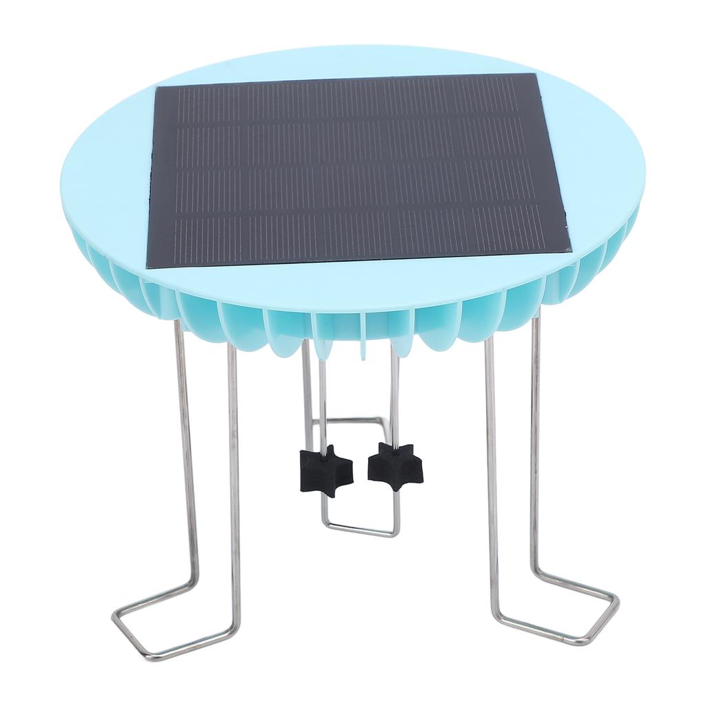 Solarbetriebener Wasserbeweger 0,5W Vogelbad Wassermischer Solarpanel Wiggler mit Halterung für Garten