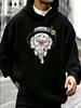 Streetwear Style, Hoodie, Sad Clown with Red Nose And Flower Hat Graphic, Casual Daily Wear Fall Winter, Gift for Boyfriend Or Fri