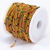 1Meter Stainless Steel Chains Colorful Enamel Ball Beaded Chains for Jewelry Makings DIY Bracelets Chains Necklaces Accessories