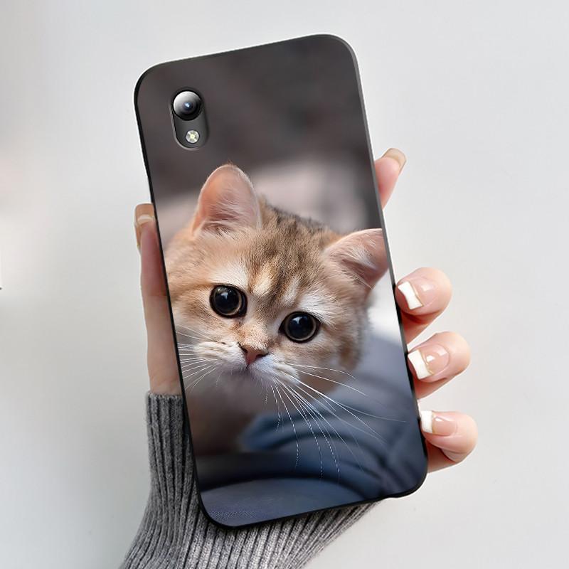 Casing For ZTE Blade L8 / A3 (2019) / A31 Lite / A3 Plus / A3 SE Aesthetic Cute Cat Astronaut Black Soft Silicone TPU Phone Case