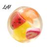Relaxation Squeeze Ball Shapeable Pearlescent Fidget Toy Anxiety Relief Clear Stress Reduction Accessories Fake Fruit Inside Toy for Kids Adults