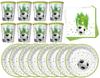 Set of Plates, Cups, Napkins, Football