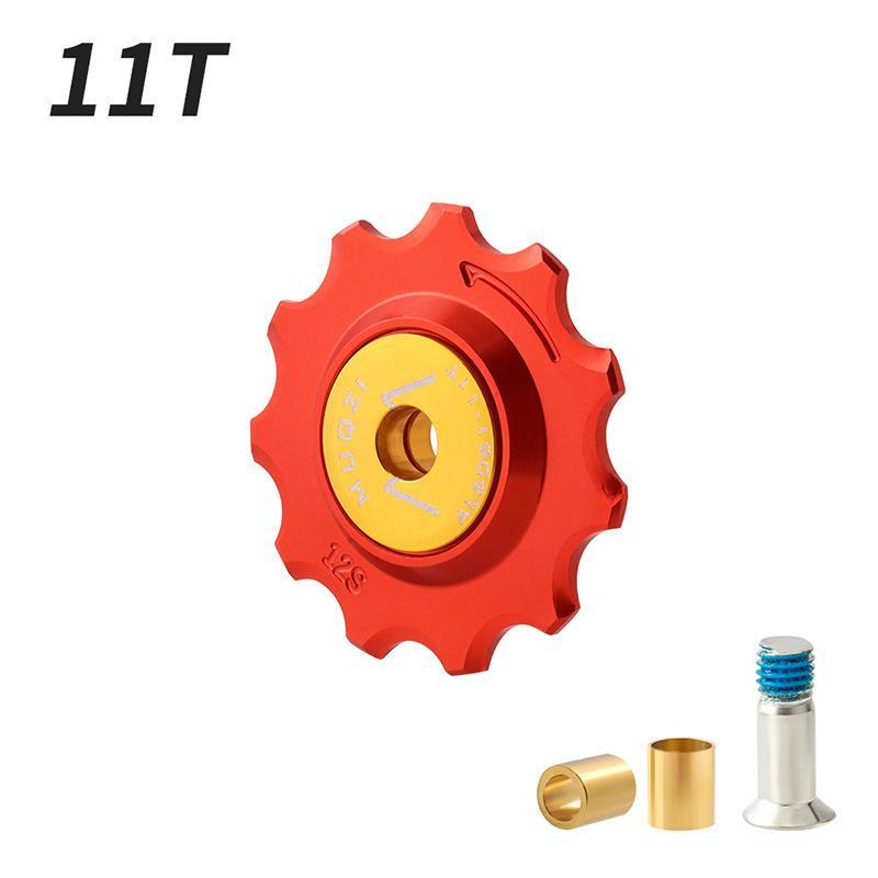 Poulie de Dérailleur Arrière de Vélo 11T 12T 13T 14T Roue de Guidage 7 8 9 10 11 12 Vitesses Chaîne Poulie Céramique
