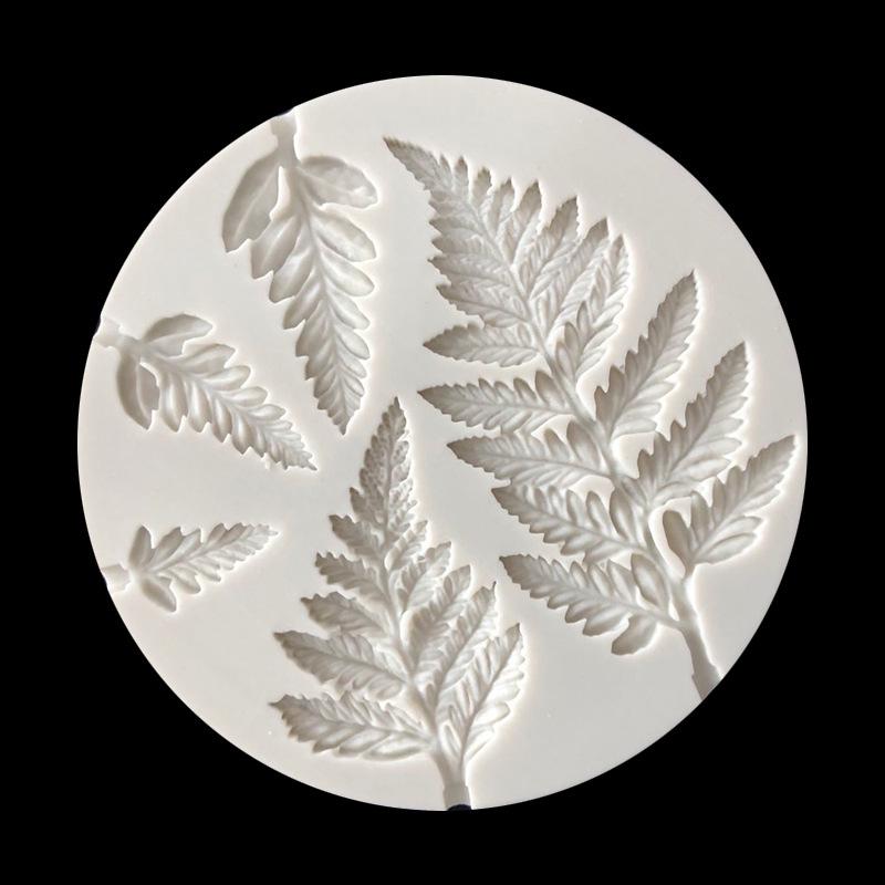 Mimosa Silicone Mold - Tropical Fern Leaf Cake Decoration