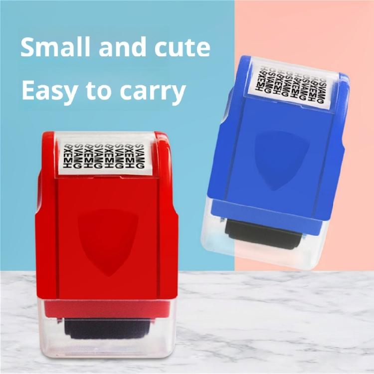 Privacy Protective Roller Stamper with Dustproof Lid Identity Theft Prevention Stamper Roller for Document Mail Address