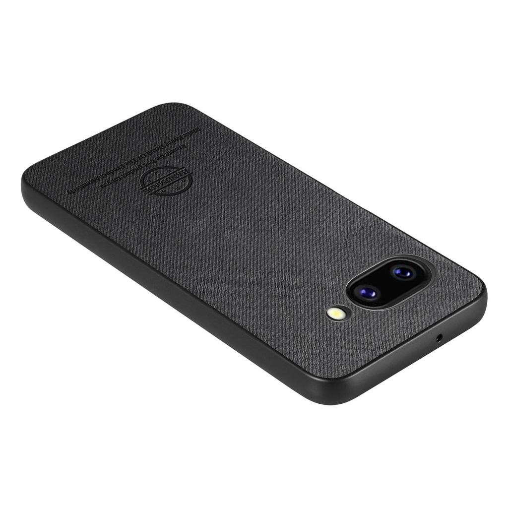 For Google Pixel 9a Leather Phone Back Cover with Cloth Texture