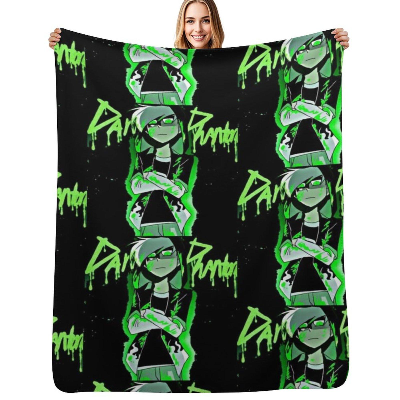 Danny phantom Throw Blanket Machine Washable Soft Warm Blanket Size: 75*100cm, Weight: 230 GSM