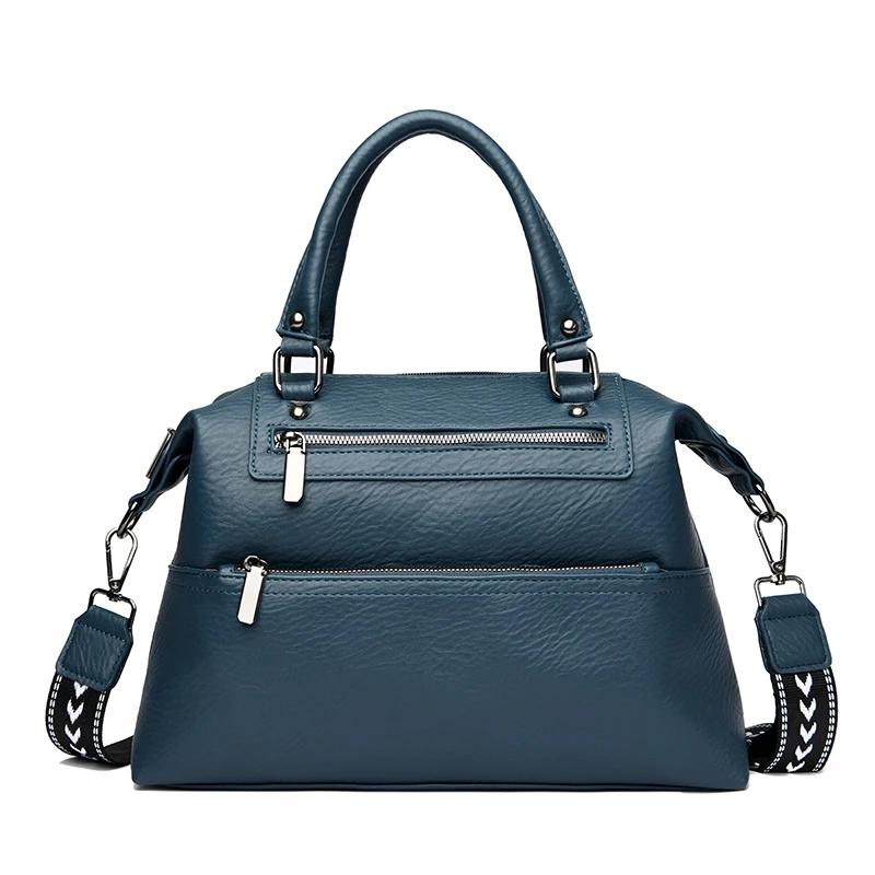 Large capacity crossbody bags for women real leather bags luxurious tote shoulder bag new