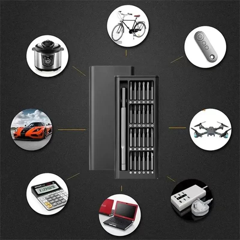 63 in 1 and 25 in 1 Screwdriver Set Magnetic Screw Driver Kit Bits Precision Electric Laptop Iphone Screwdrivers Small