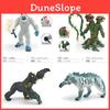 Realistic Western Mythology Creature Model Collection Featuring Ice Monster Tree Spirit Gorilla Crystal Tiger And Lava Tiger