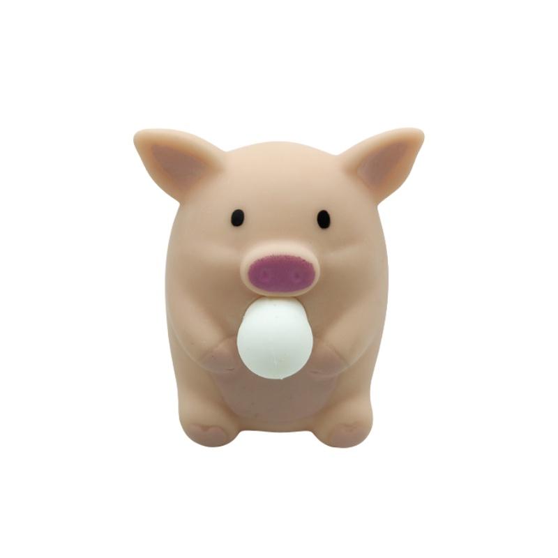 Niedliches kleines Schweinchen Squishy Spielzeug Dekomprimieren und Stress abbauen mit blasenspuckendem Spaß!