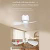 Compactly DC5V Hanging Fan Remote Operated 3Wind Gears Ceiling Fan Quiet Cooling For Home Camping Bed Tent Space