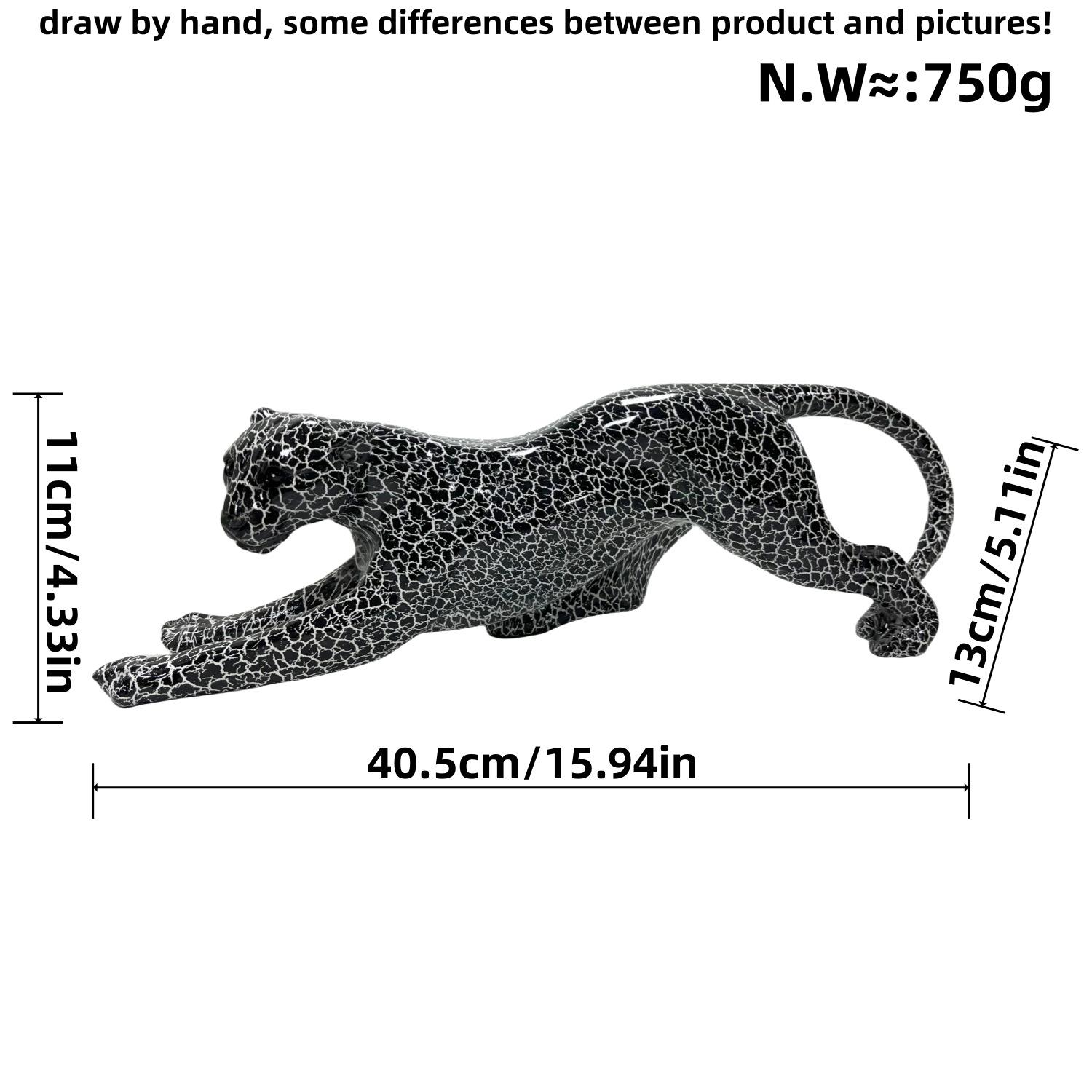 

Современный красочный переводной леопардовый декор для дома, гостиной, офиса, рабочего стола, украшения из смолы