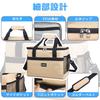 Large Capacity 35L Cooler Box with 4-Layer Insulation, Cloth Handle, Cold and Heat Retention, Foldable and Storage, Lightweight, Soft, Can be Carried