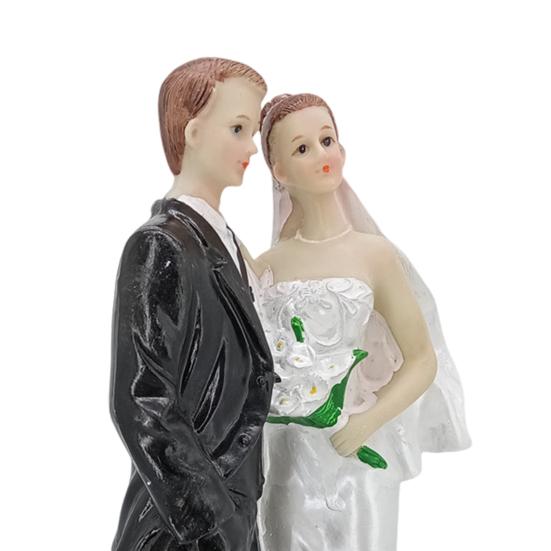 Couple Statue Wedding Cake Topper Resin Bride And Groom Figurine