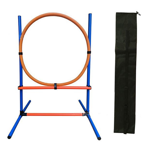Dog Agility Training Set: Jump Ring, Hurdles, Tunnel & Climbing Accessories