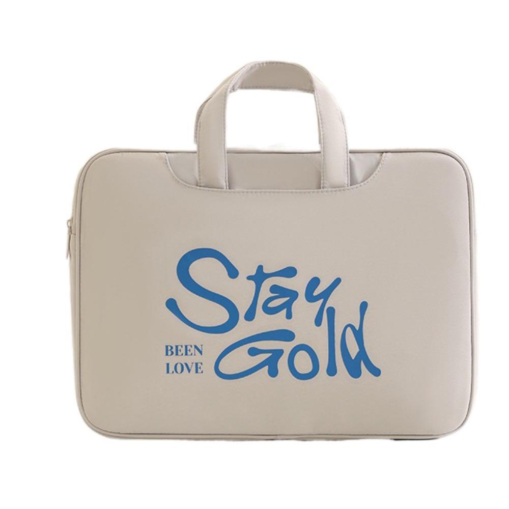 

Portable Laptop Sleeve Cover Bag Korean Style Notebook Sleeve Pouch Tablet Supplies серый