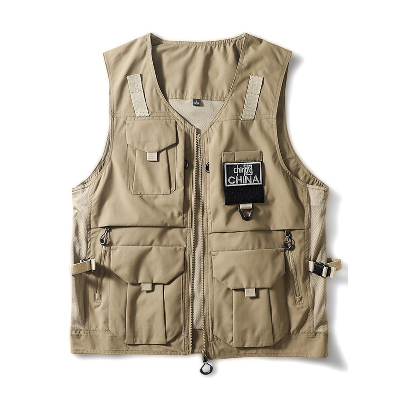 Fishing Vest Men's Lian Hang Outdoor Mountaineering Camping Function Luya Multi-Functional Tactical Vest Cargo Photography Vest