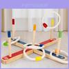 Wooden Rope Loop Toss Game For Toddler Early Education And Logic Skill Development