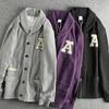Men's Velvet Embroidered Mandarin Collar Hoodie Jacket - Heavyweight, Warm, High Street Style