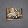 1pc Majestic Wolf In Forest Canvas Wall Art - Realistic Wolf Print, Contemporary Wolf Decor Suitable for Living Room-Wolf, Ideal Home Gift for Lovers