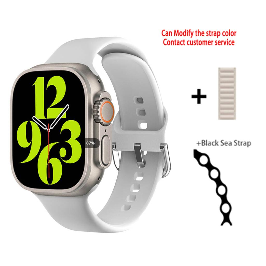 Bărbați 2.04" Amoled Hello Watch 3 Ceasuri Inteligente Seria Ultra 8 49mm Busolă Ritm Cardiac E-book Femei 4gb Memorie Smartwatch