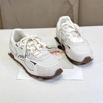 Merk Damesschoenen Veterschoenen Dames Gevulkaniseerde Schoenen Mode Kleurafstemming Casual Nieuwe Ademende Comfortabele Mesh Sneakers