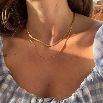 Retro Simple and Multi-layer Necklace Fashion Trend Temperament Retro Necklace