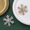 Elegant Six-Petal Snowflake Brooch: Versatile Ornament Pin for Women's Coats