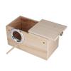 Quality Wooden Pet Bird Nest House Breeding Box Cage Accessories for Parrot(left Opening)