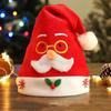 Snowman DIY Christmas Hat Toy Elk Santa Snowman Hat Creative Kids Xmas Arts Hats  Toddlers