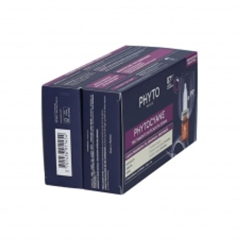 Phyto Cyan Women's Hair Ampoule 3.5mlX12ea (For Thin Hair)