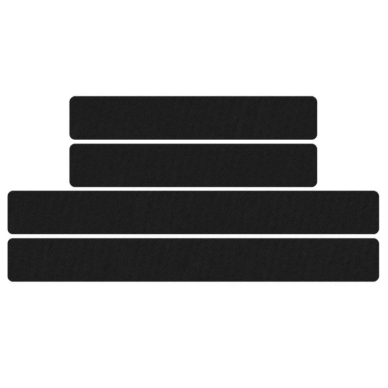 4pc Carbon Fiber Threshold Sticker for Cars Pedal Protection Sticker For Citroen C4 C3 C5 C1 C2 Berlingo Celysee Cactus Picasso