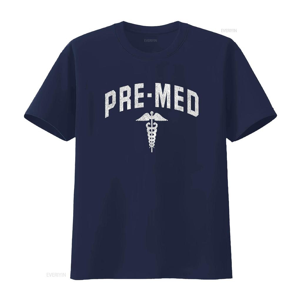Pre Med Student Medicine Future Doctor T Shirt vintage Washed Soft graphic streetwear Versatile Stretched designer clothes