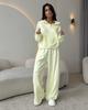 Women's 2-Piece Cotton Zip Up Hooded Sweatsuit Long Sleeve Pullover Jogger Set Casual Athletic Tracksuit